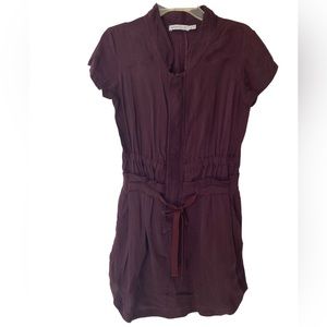 SEE BY Chloe Purple Zip Up Short Romper